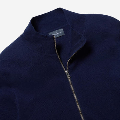 Oliver Sweeney Garstang Knitwear in Navy Placket