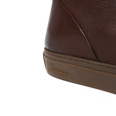 Oliver Sweeney Laxey Trainer in Dark Brown Logo