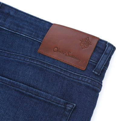 Oliver Sweeney Navigli Jean in Dark Blue Denim Logo