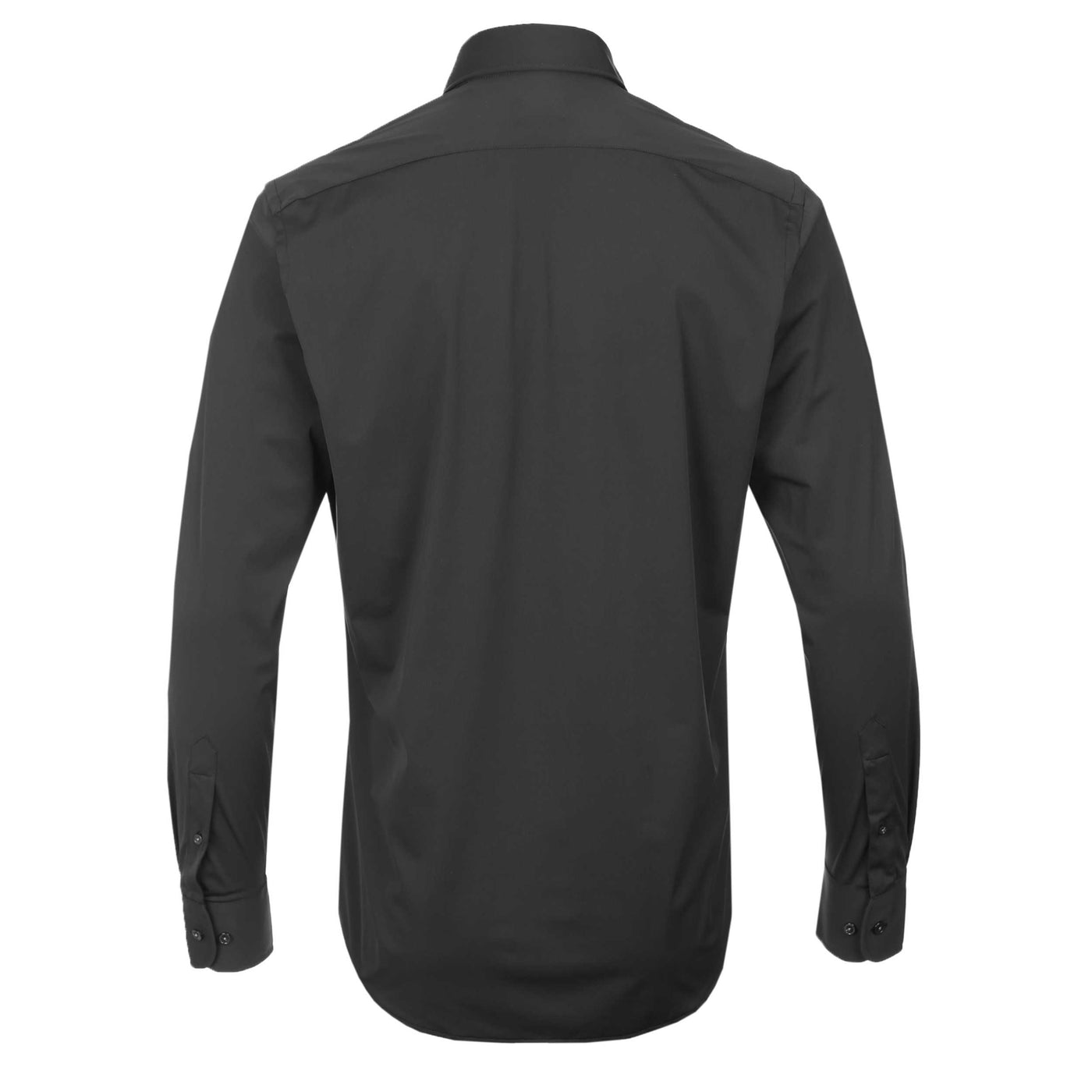 Pal Zileri 4 Way Stretch Shirt in Black Back