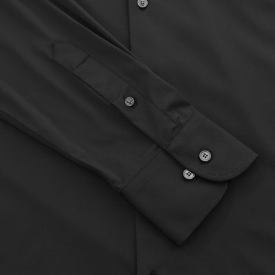 Pal Zileri 4 Way Stretch Shirt in Black Cuff