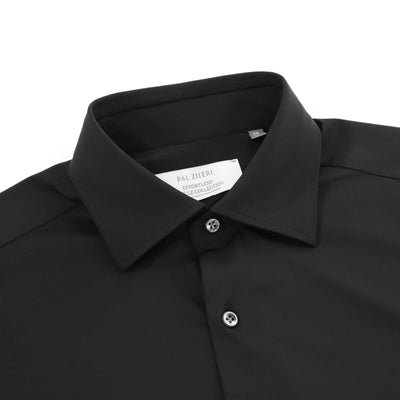 Pal Zileri Active Stretch Shirt in Black Collar