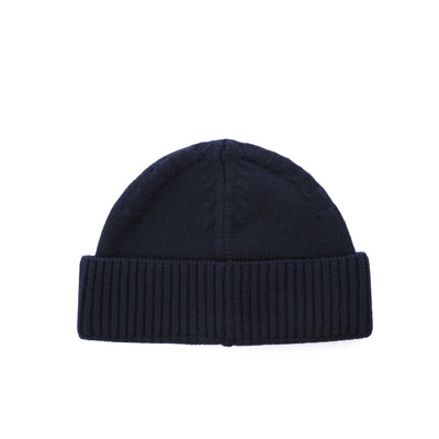 Pal Zileri Basic Beanie Hat in Navy Back