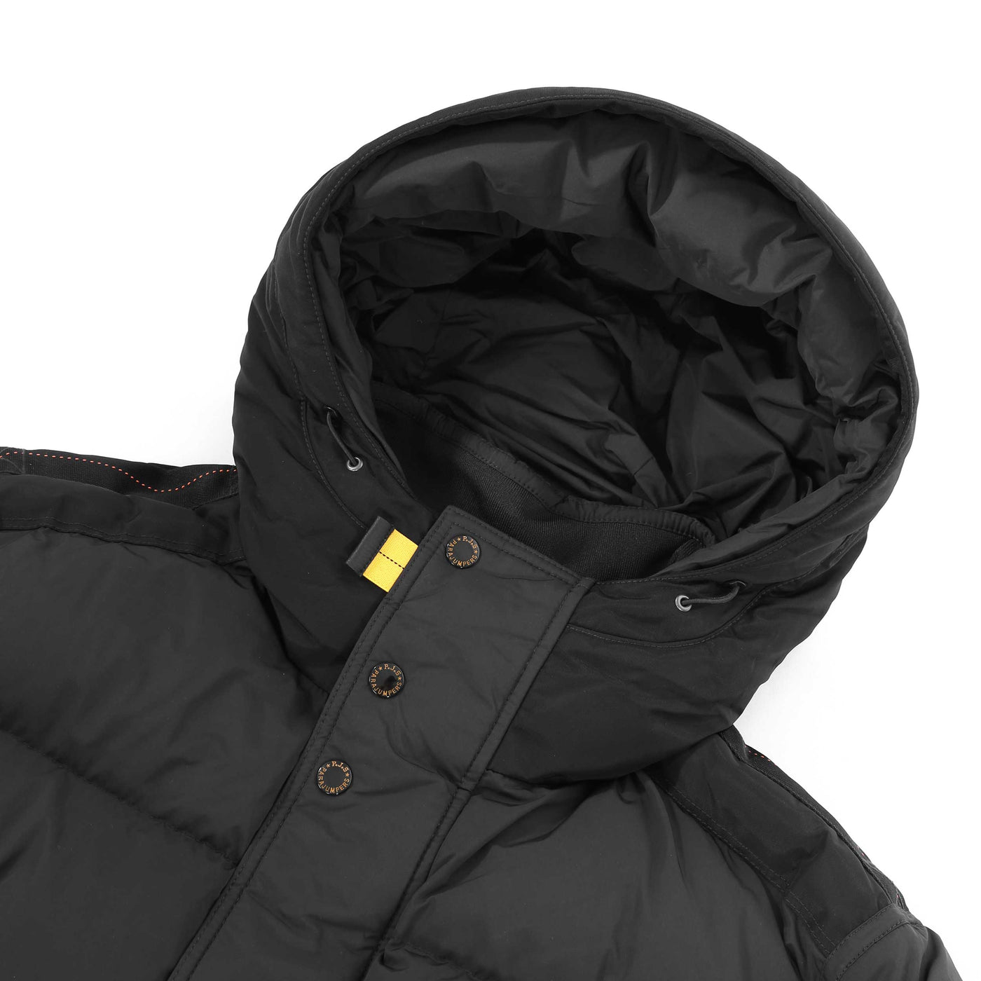 Parajumpers Long Bear Jacket in Black Hood