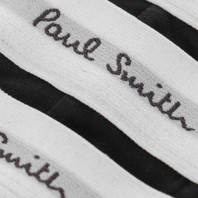 Paul Smith Trunk 3 Pack White Band Underwear in Black Detail