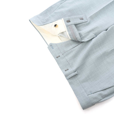 Paul Smith 2 Button Tailored Fit Suit in Duck Egg Blue Fly