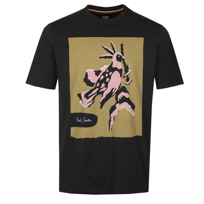 Paul Smith Bird Print T Shirt in Black