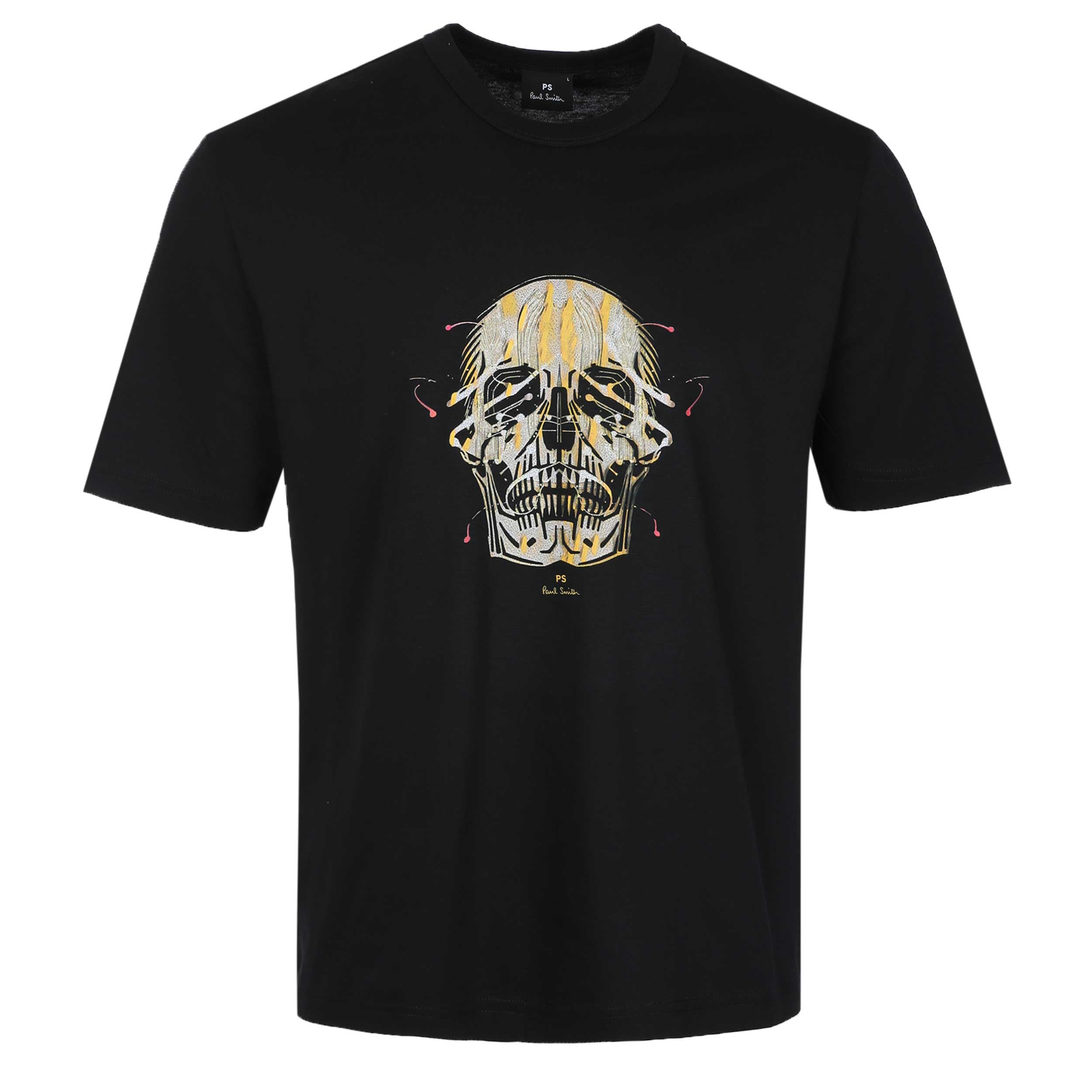 Paul Smith Casual Fit Skull T Shirt in Black