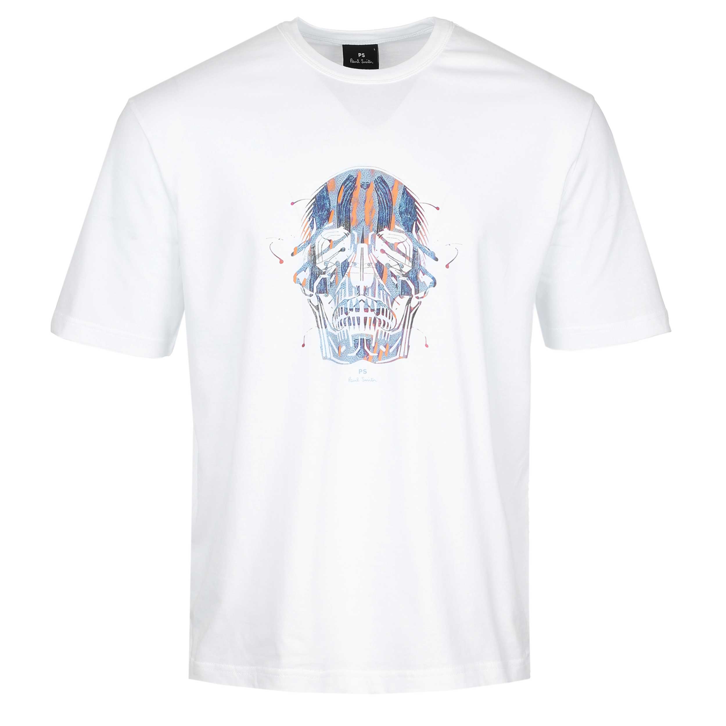 Paul Smith Casual Fit Skull T Shirt in White