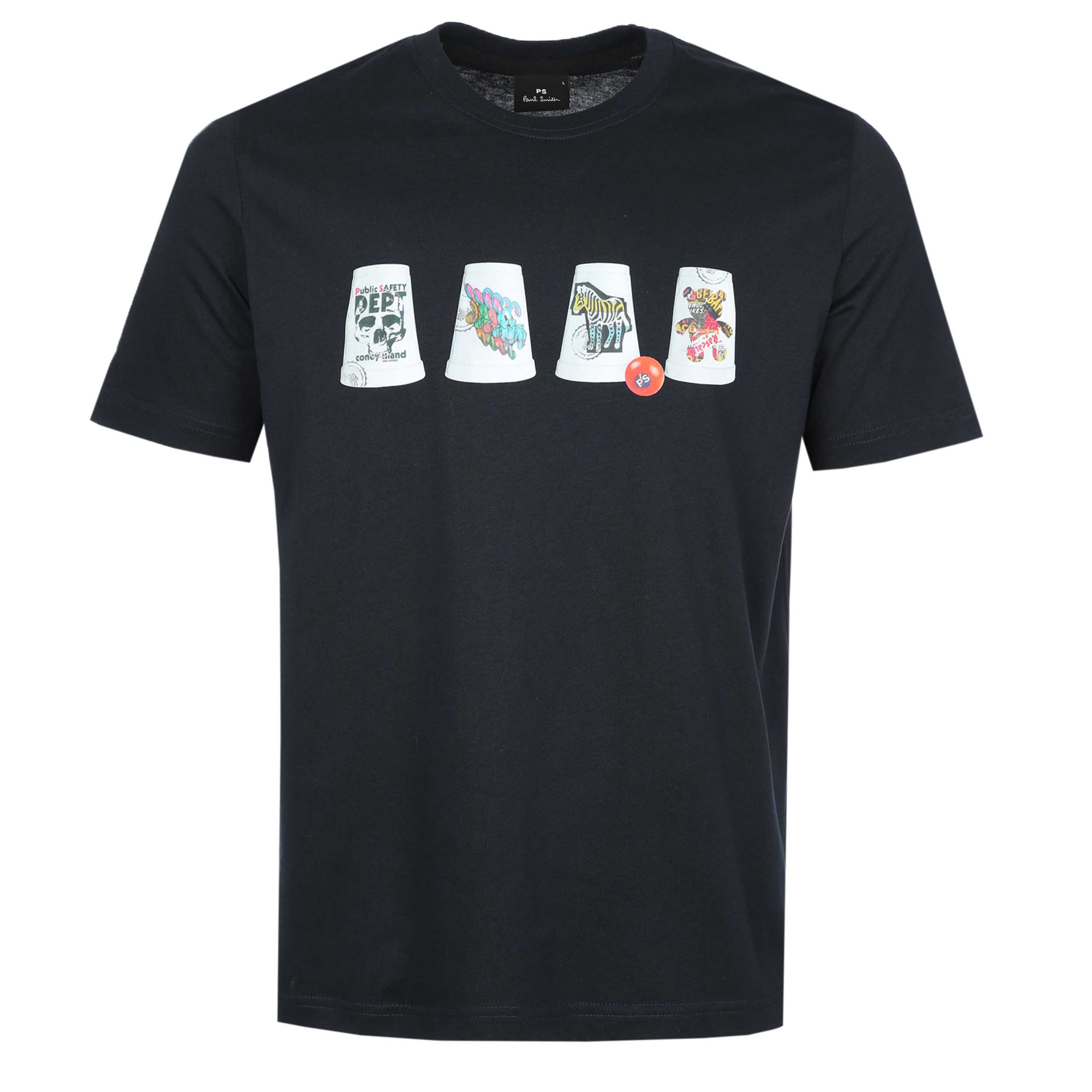 Paul Smith Cups T-Shirt in Navy