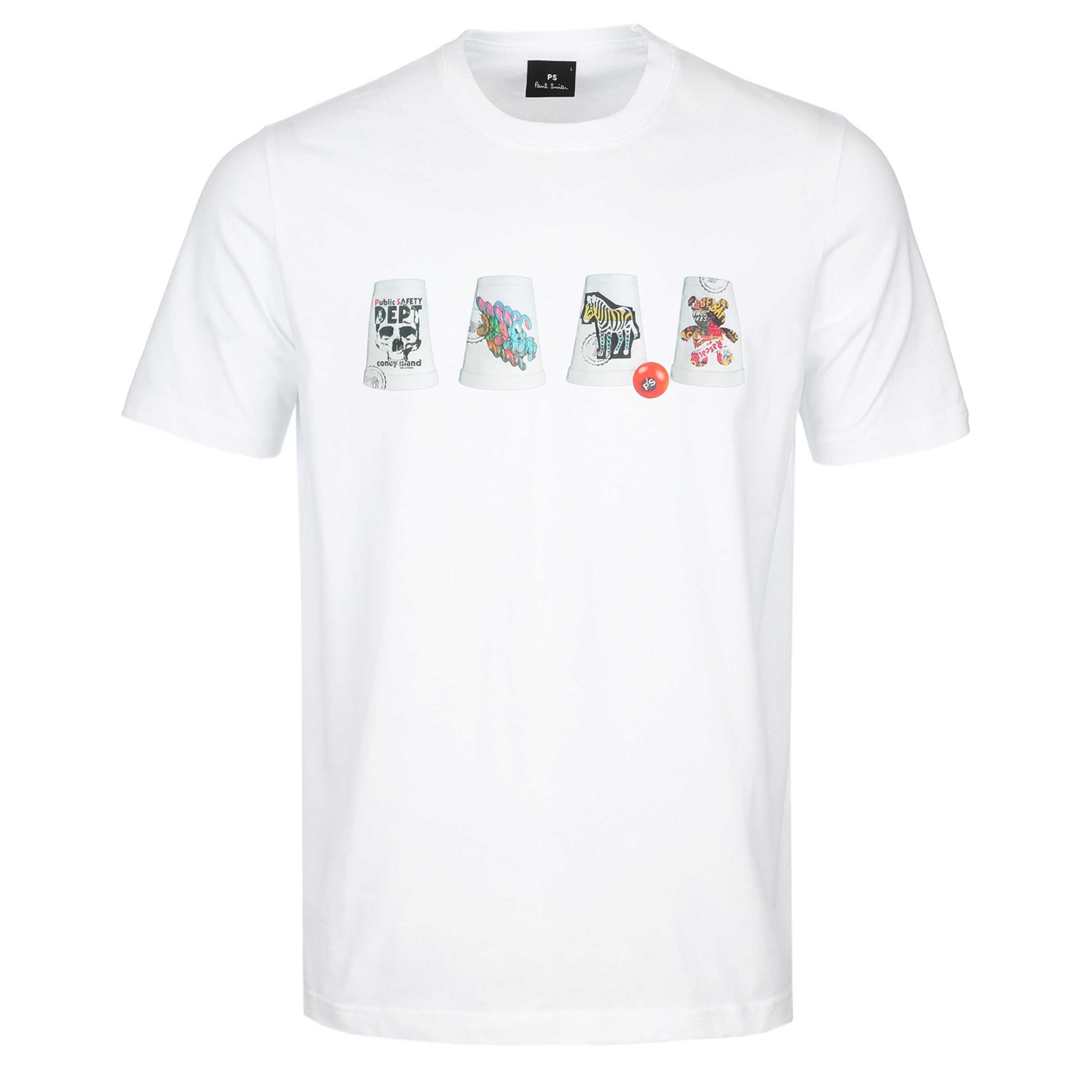 Paul Smith Cups T-Shirt in White