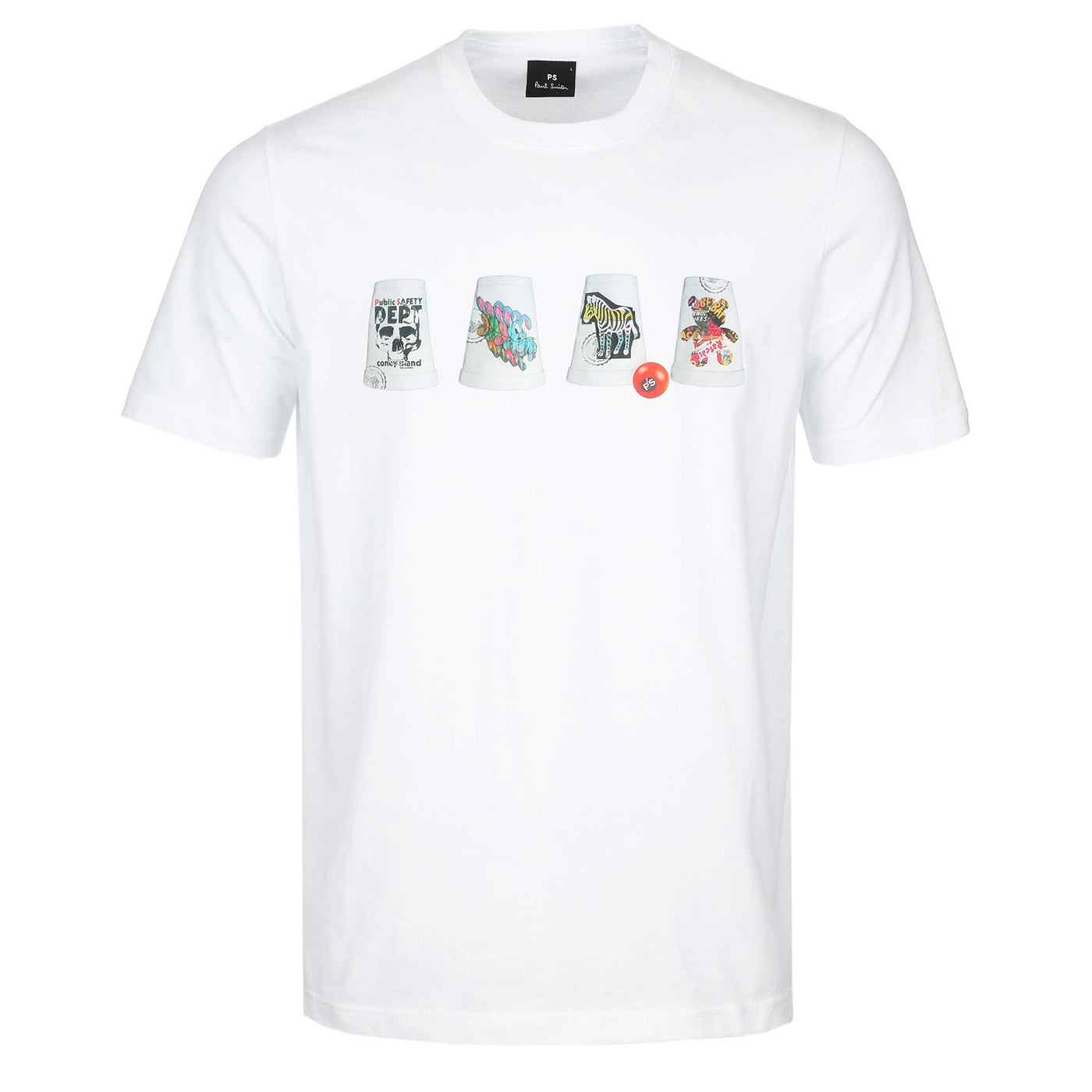 Paul Smith Cups T-Shirt in White