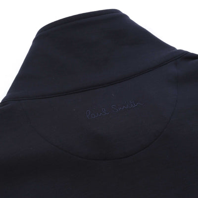 Paul Smith Embroidery Sweat Top in Dark Navy Nape Logo