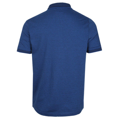 Paul Smith Geo Polo Shirt in Blue Back