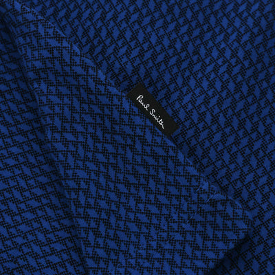 Paul Smith Geo Polo Shirt in Blue Logo Tab