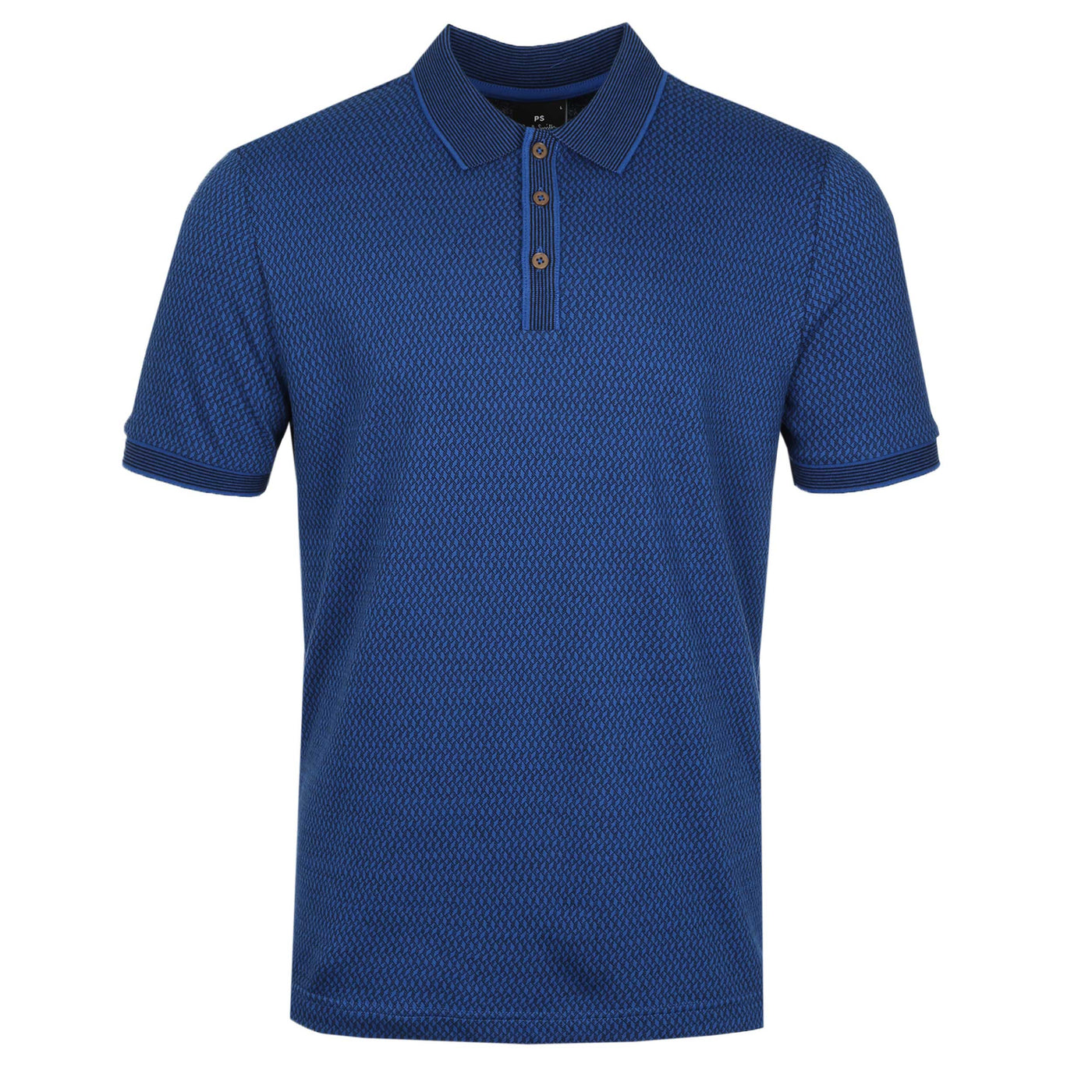 Paul Smith Geo Polo Shirt in Blue