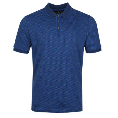 Paul Smith Geo Polo Shirt in Blue