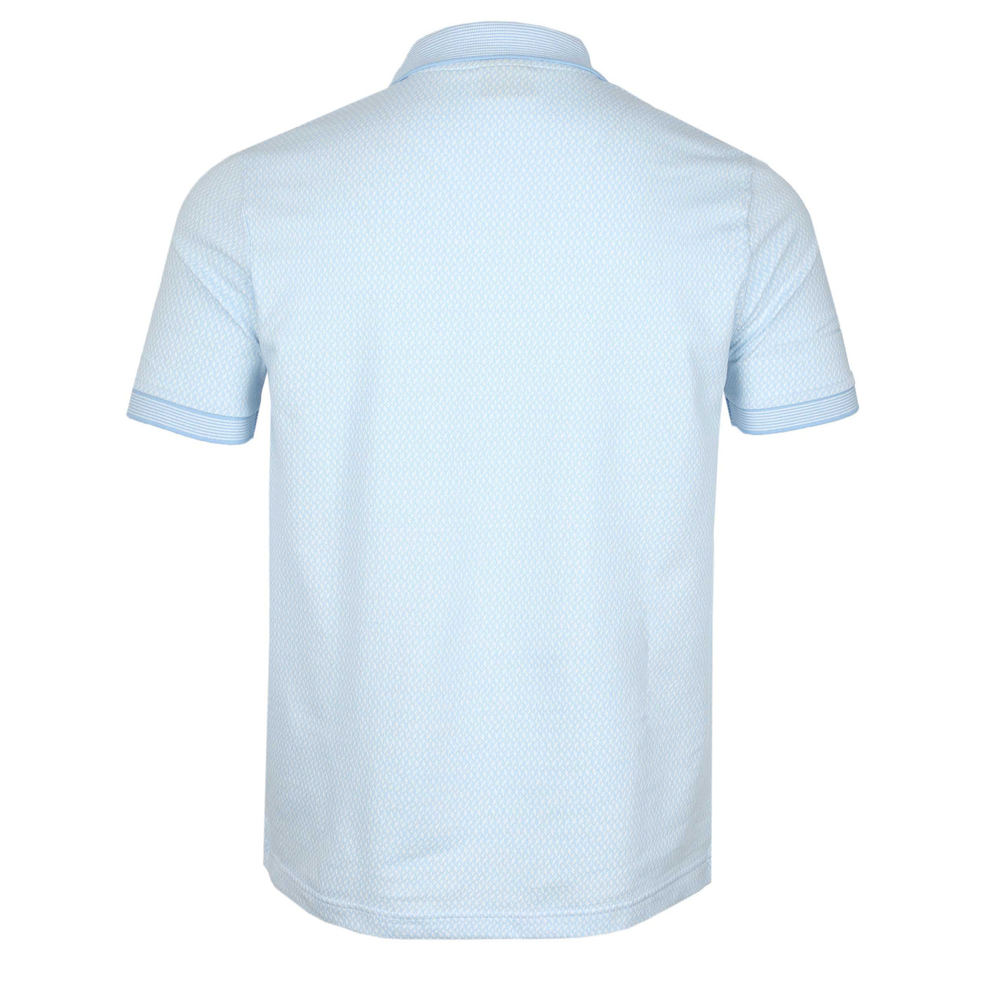 Paul Smith Geo Polo Shirt in Sky Blue Back