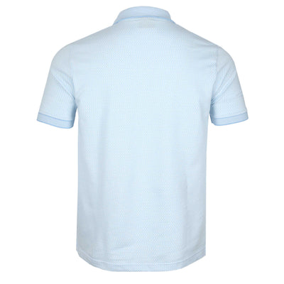 Paul Smith Geo Polo Shirt in Sky Blue Back