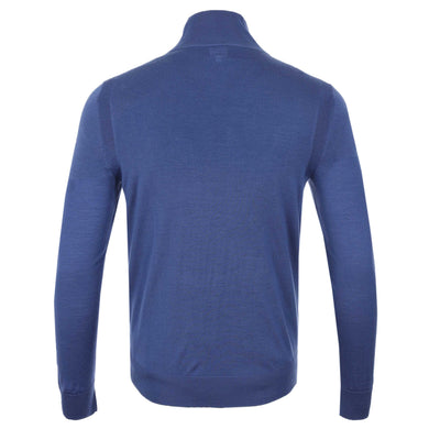 Paul Smith Half Zip Knitwear in Blue Back