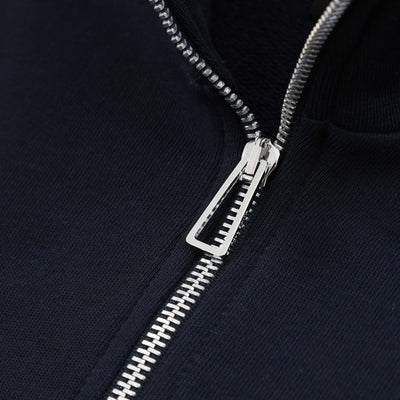 Paul Smith Half Zip Sweat Top in Dark Navy Zip