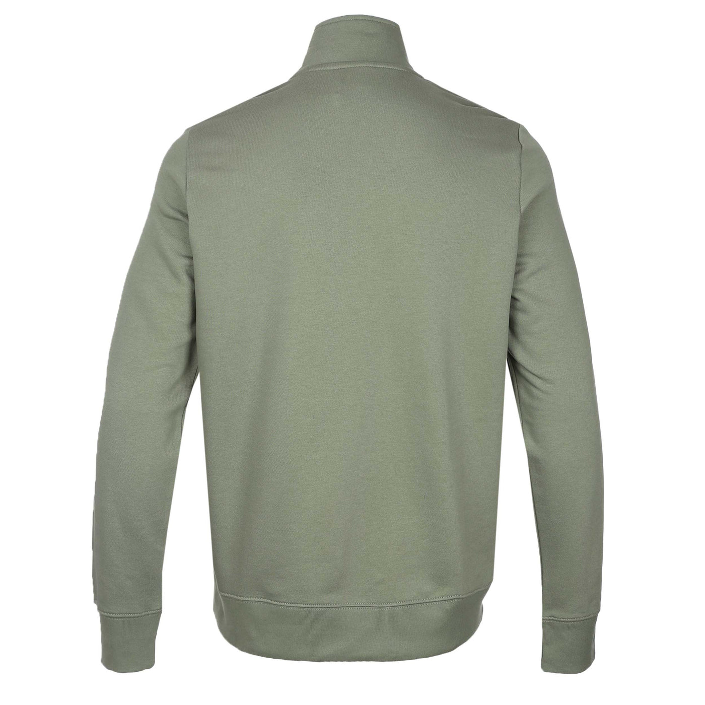 Paul Smith Half Zip Sweat Top in Sage Back