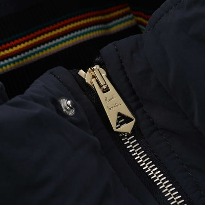 Paul Smith Hooded Down Jacket in Navy Zip