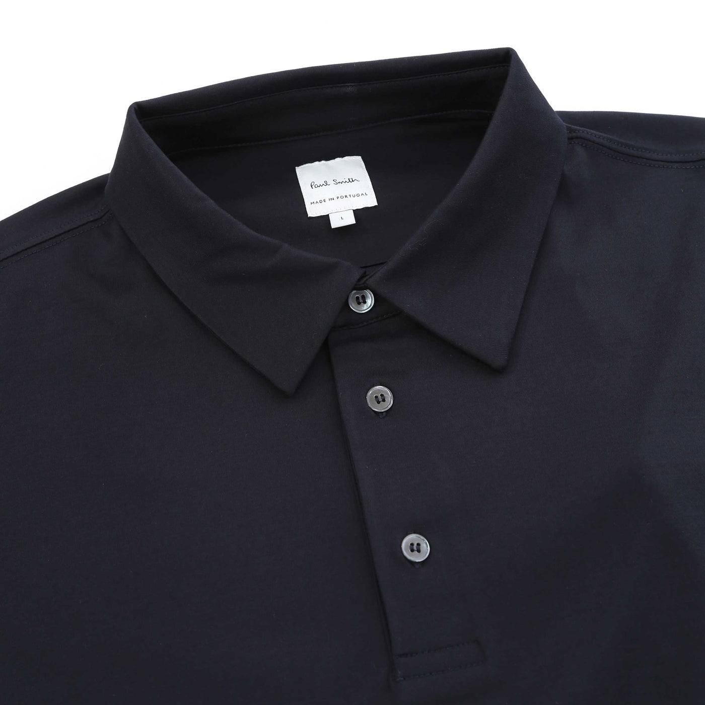 Paul Smith Interlock Polo Shirt in Navy Collar