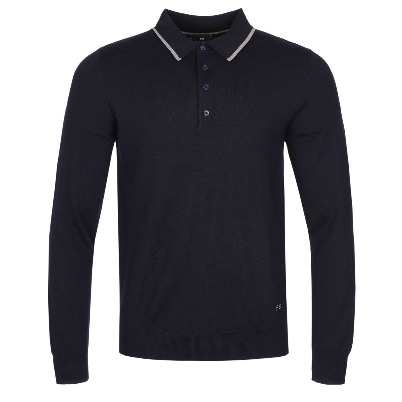 Paul Smith LS Polo Knitwear in Navy