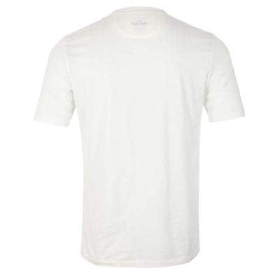 Paul Smith Label T Shirt in White Back