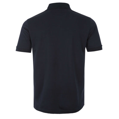 Paul Smith Multi Stripe Emb Polo Shirt in Navy Back