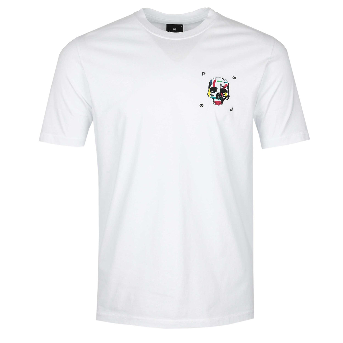 Paul Smith PS Skull T Shirt in White