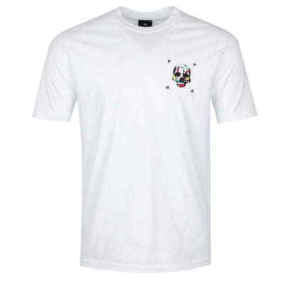 Paul Smith PS Skull T Shirt in White