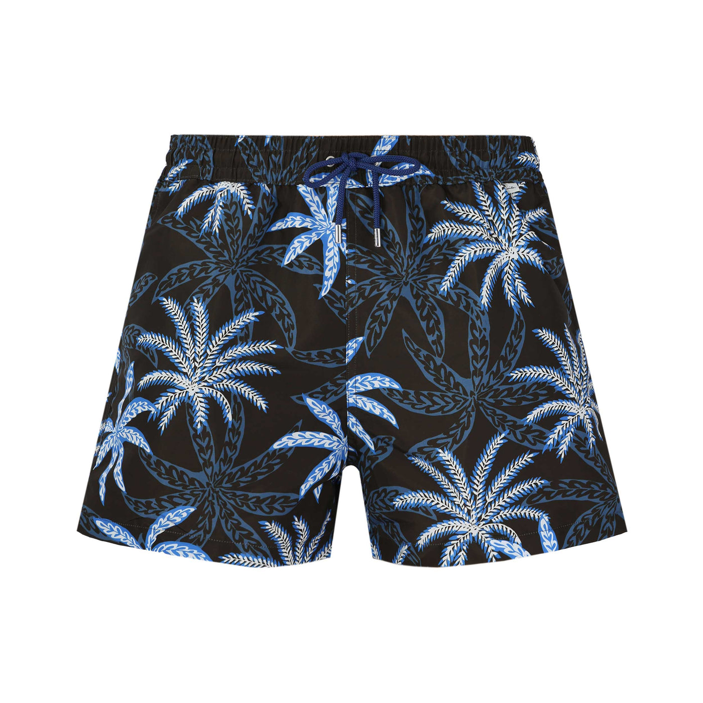 Paul Smith Palms Swim Short in Black Melange