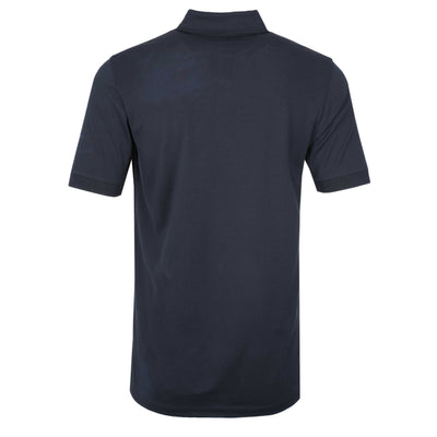 Paul Smith Placket Polo Shirt in Dark Navy Back