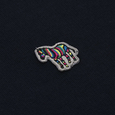 Paul Smith Reg Fit Hoody Sweat Top in Navy Logo
