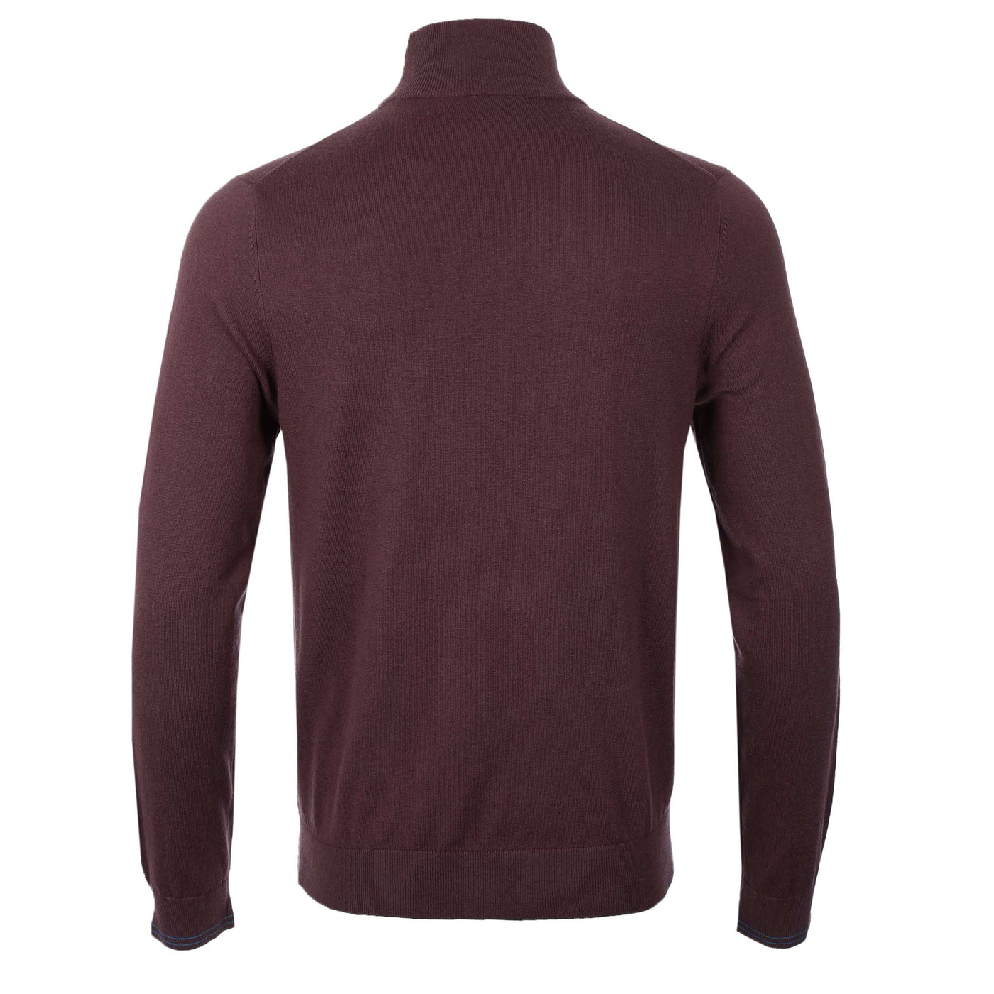 Paul Smith Roll Neck Zeb Bad Knitwear in Plum Back