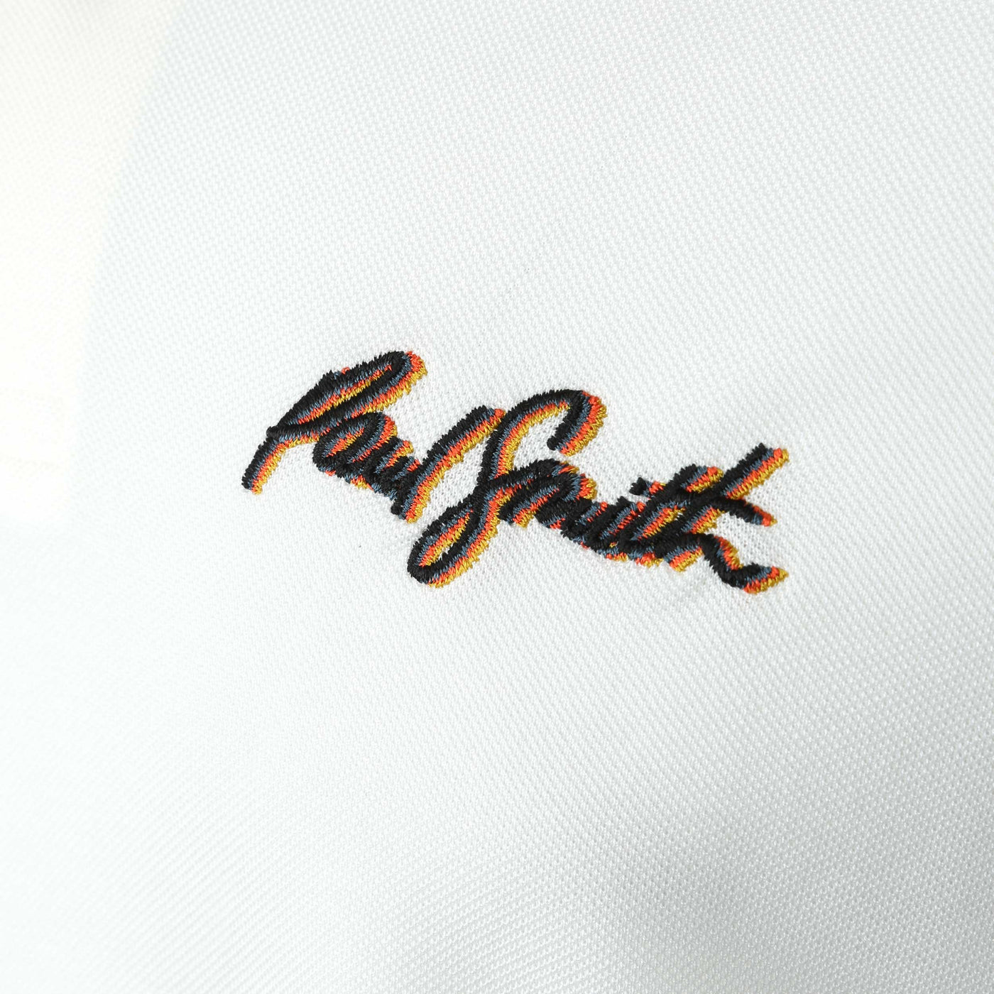 Paul Smith Shadow Logo Polo Shirt in White Logo