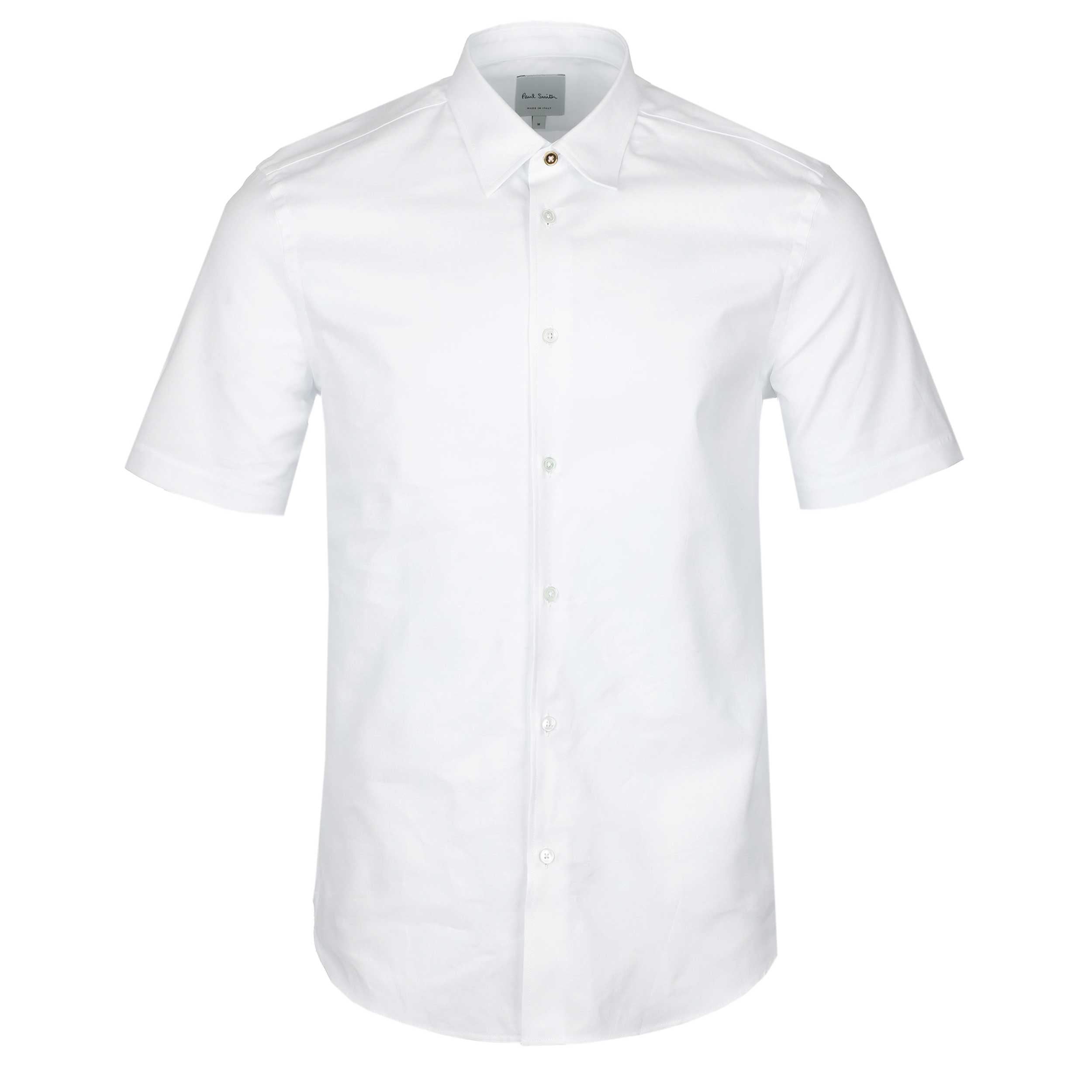 Paul Smith Slim Fit SS Shirt in White