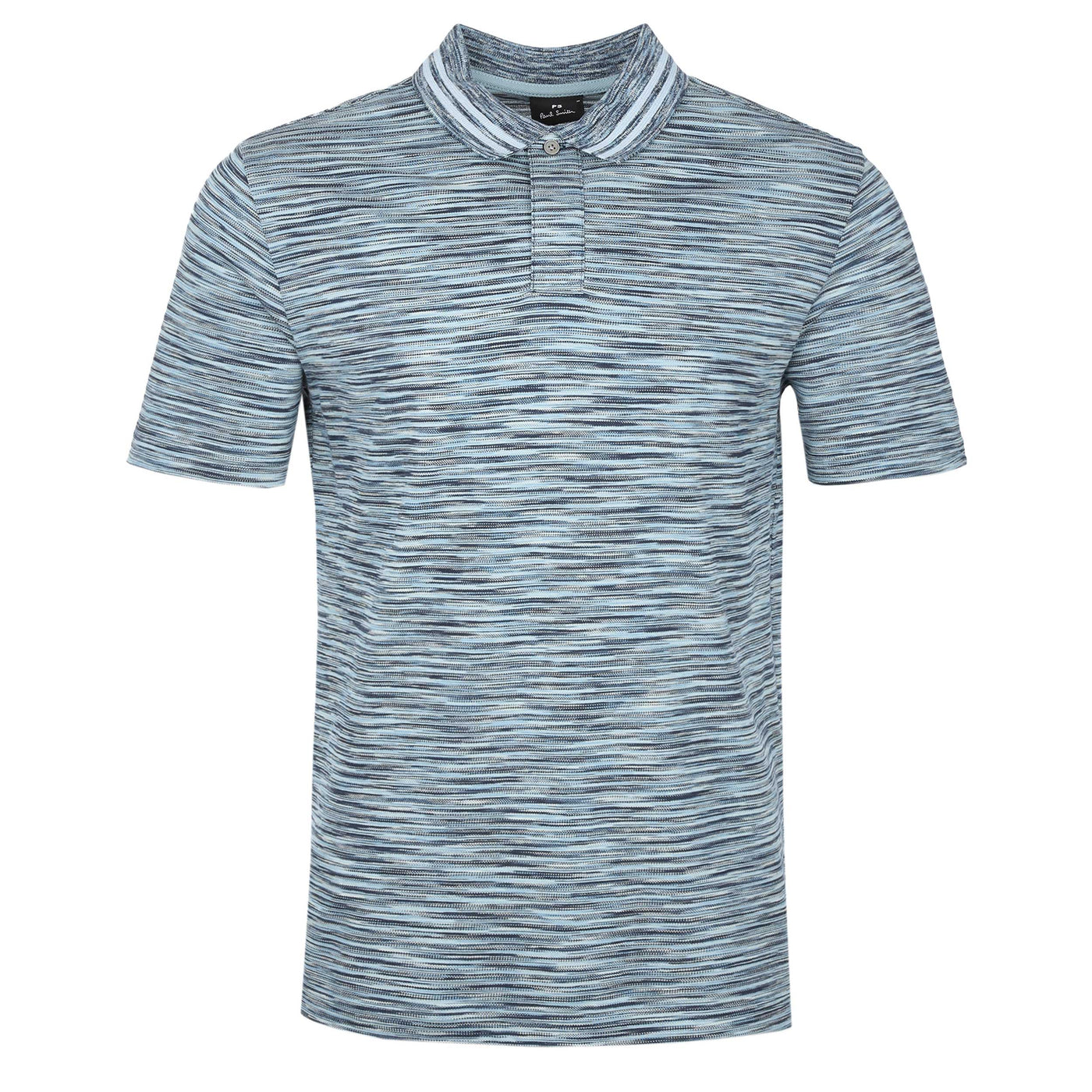 Paul Smith Space Dye Polo Shirt in Blue