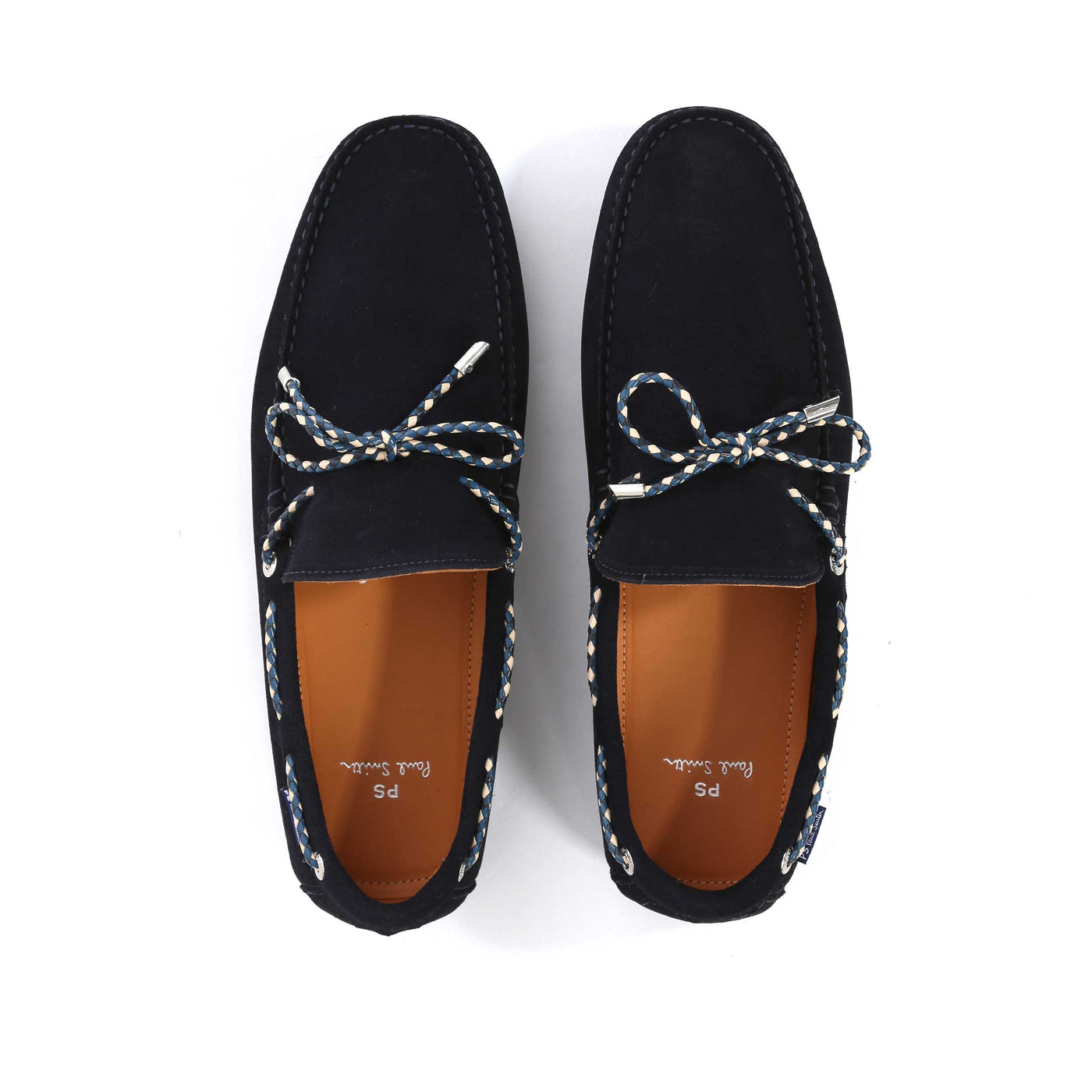 Paul Smith Springfield Loafer in Navy Suede Birdseye