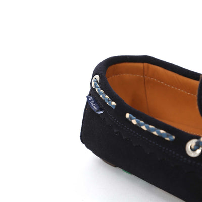 Paul Smith Springfield Loafer in Navy Suede Logo