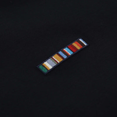 Paul Smith Stripe Emb T Shirt in Navy Logo