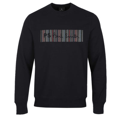 Paul Smith Stripe Sweatshirt in Navy