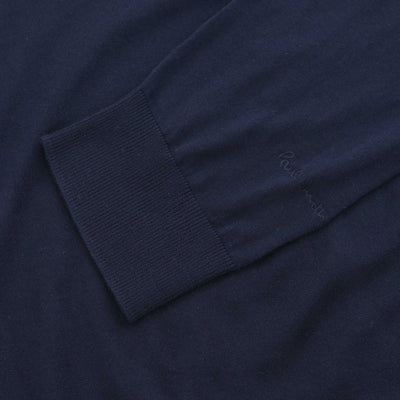 Paul Smith Sweater Crew Neck in Navy Sleeve