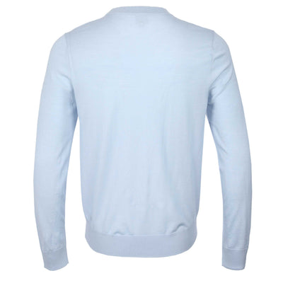 Paul Smith Sweater Crew Neck in Sky Blue Back