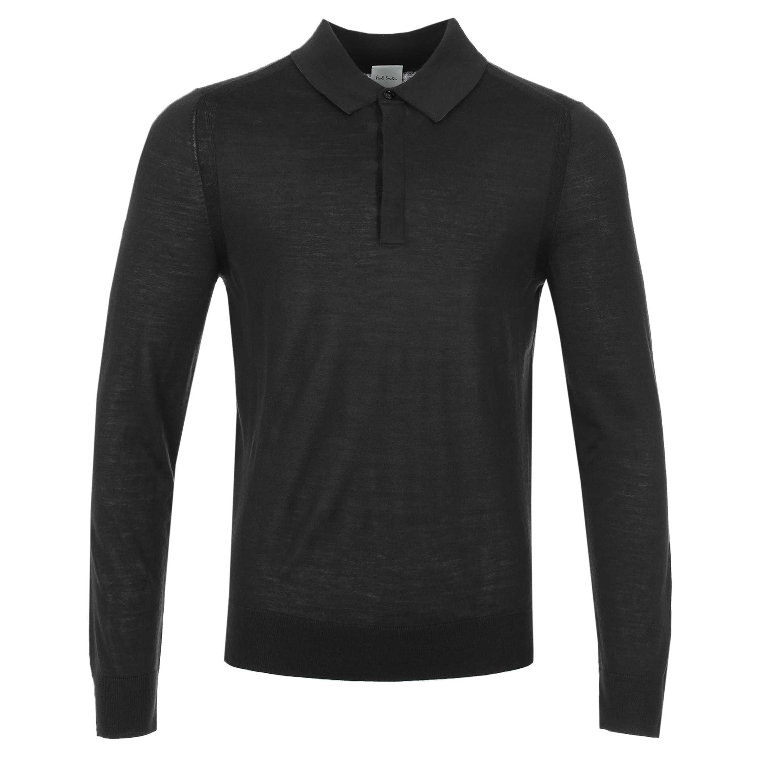 Paul Smith Sweater Long Sleeve Polo in Black