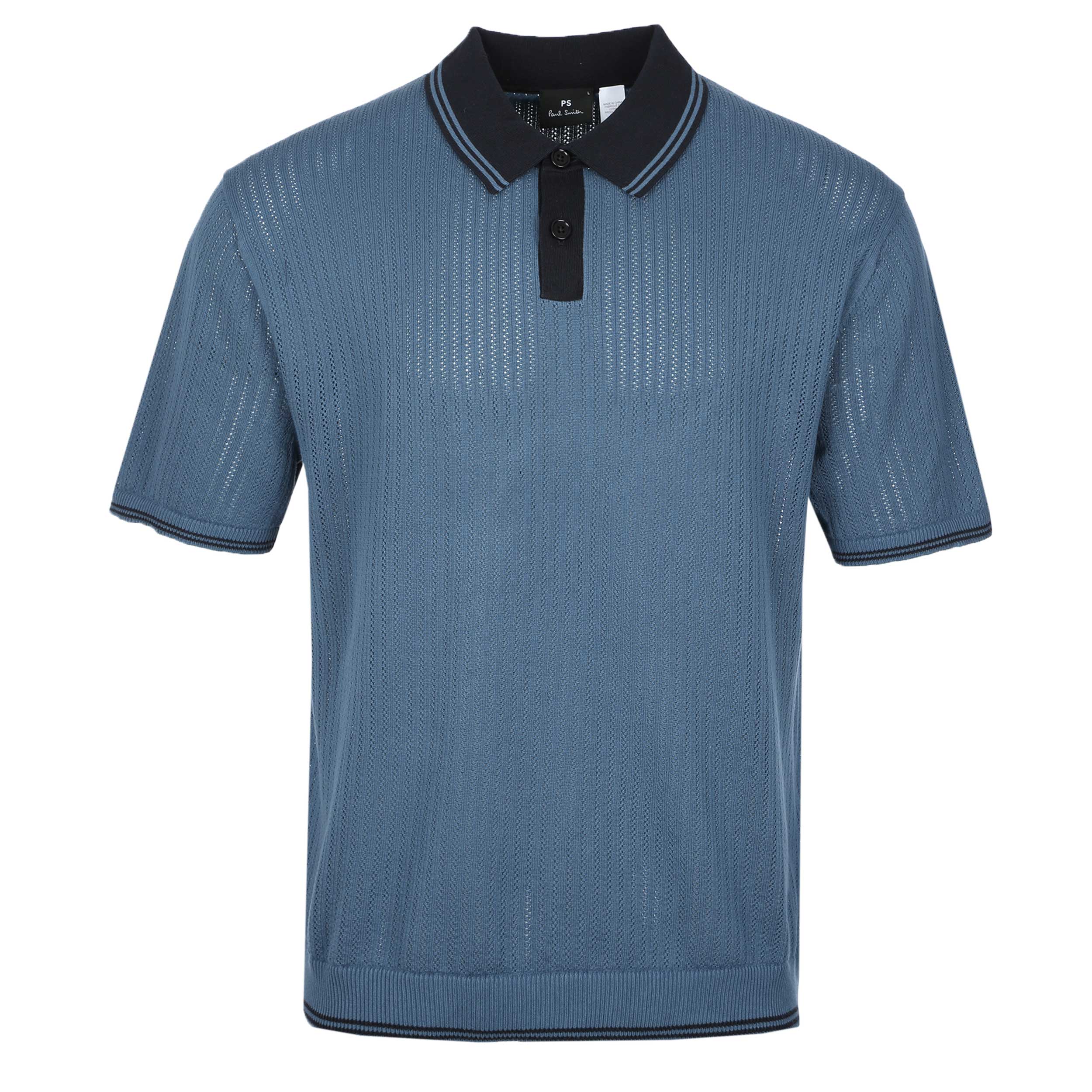 Paul Smith Sweater SS Polo in Blue