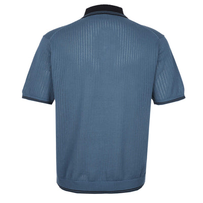 Paul Smith Sweater SS Polo in Blue Back