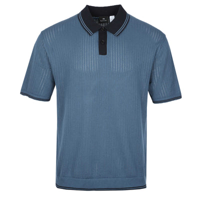 Paul Smith Sweater SS Polo in Blue